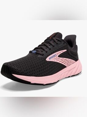 Brooks Anthem 6 Women's Gray with Pink Athletic Sneakers